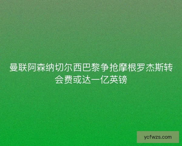 曼联阿森纳切尔西巴黎争抢摩根罗杰斯转会费或达一亿英镑